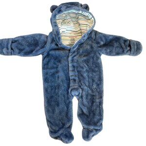 Magnetic Me Blue Fleece Pram, Size 0-3 Months